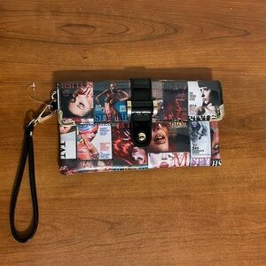 Vintage Magazine Clutch/Crossbody/Wristlet